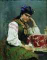 portrait de sophia dragomirova 1889 Ilya Repin